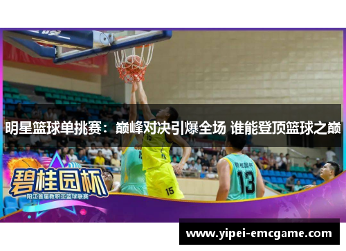 明星篮球单挑赛：巅峰对决引爆全场 谁能登顶篮球之巅